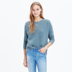 Madewell Landmark Textured Side Zip Sweater